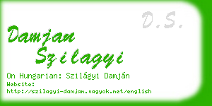 damjan szilagyi business card