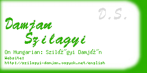 damjan szilagyi business card